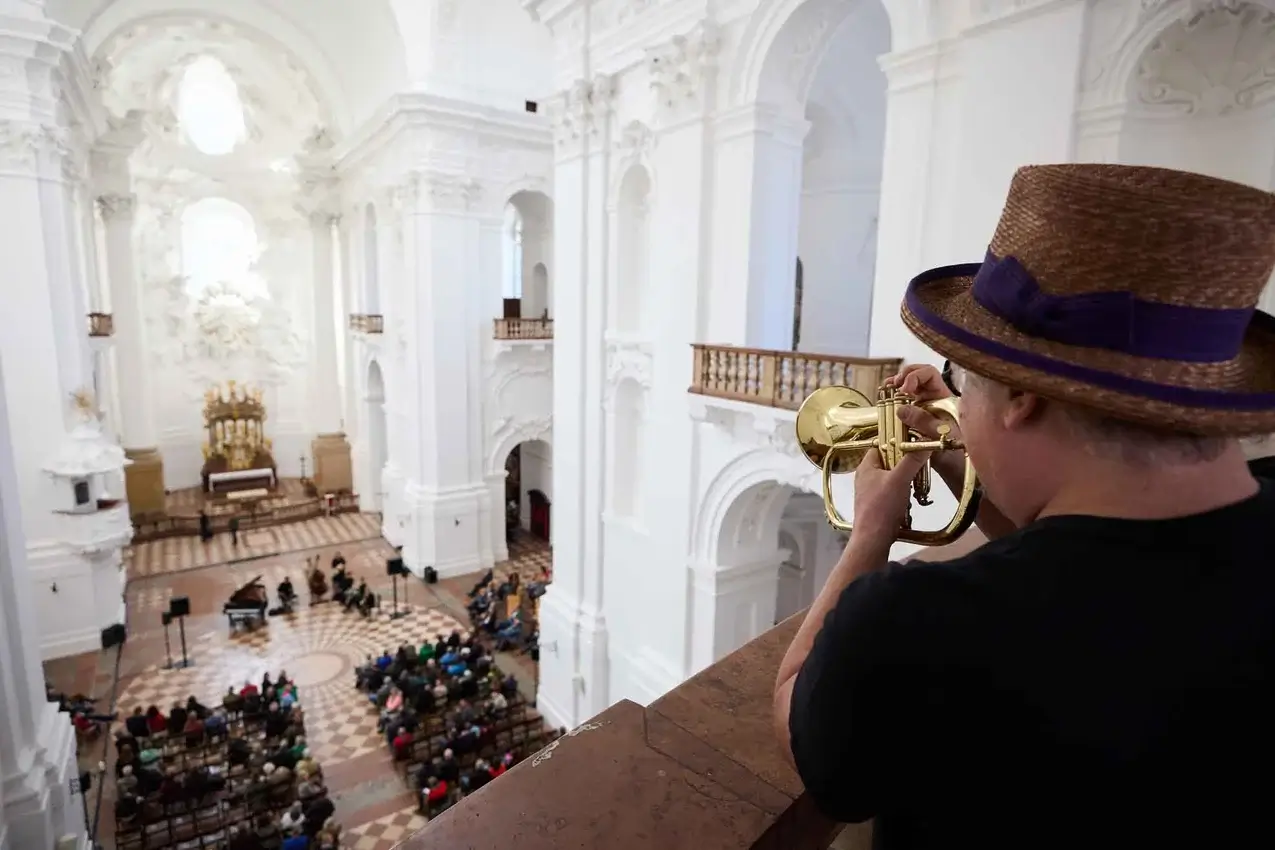Cathedral concert as part of Jazz & The City in Salzburg - atmospheric live music in a baroque setting.
