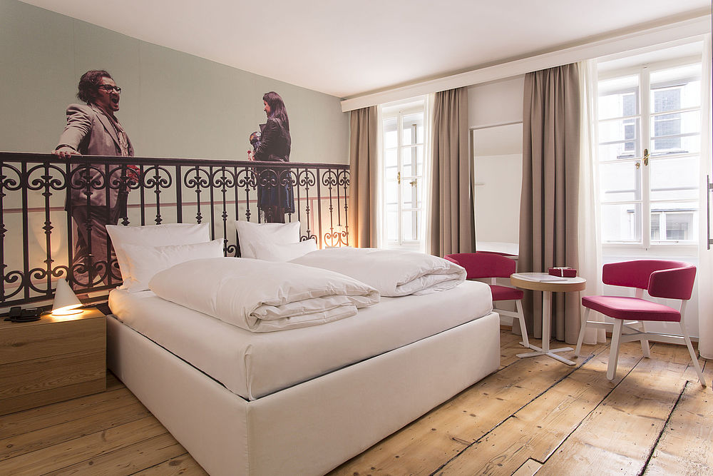 Himmlisches Doppelzimmer im Hotel Goldgasse in Salzburg